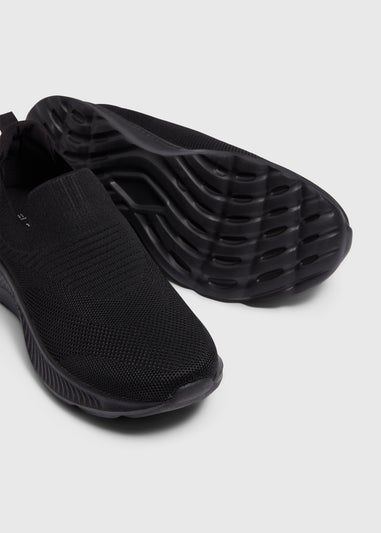 Black Slip On Trainers