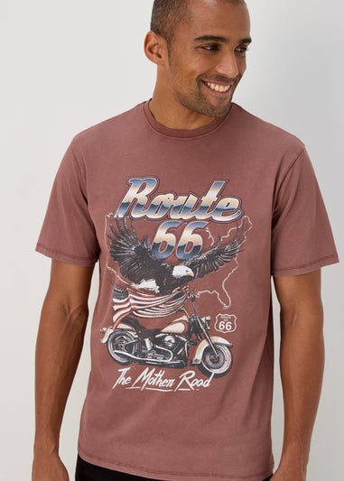Red Route 66 T-Shirt