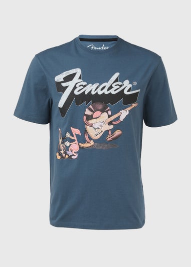 Fender Guitar Blue T-Shirt