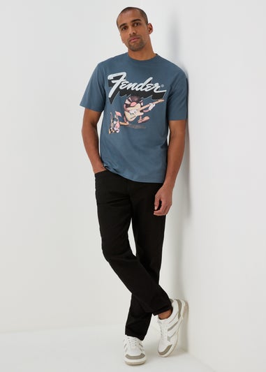 Fender Guitar Blue T-Shirt