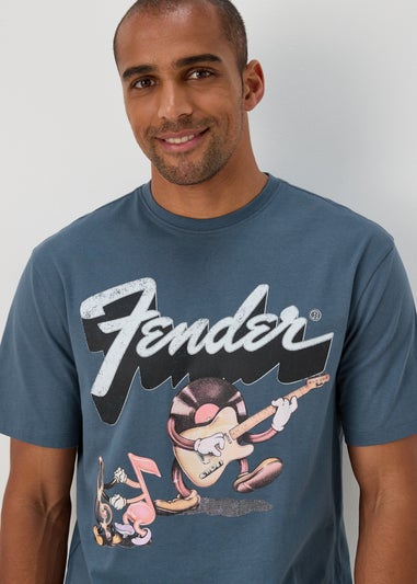 Fender Guitar Blue T-Shirt