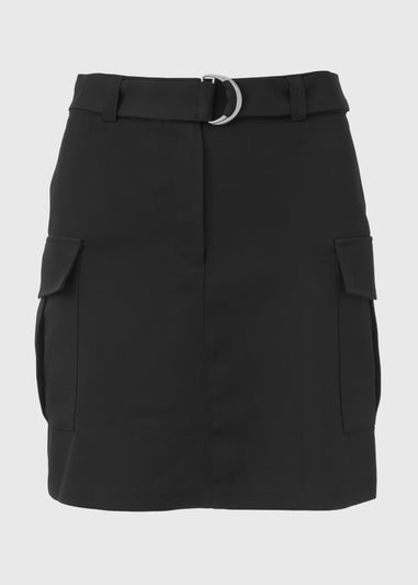 Et Vous Black Utility Skirt