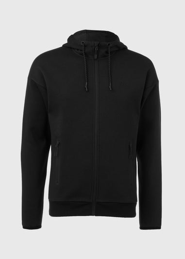 US Athletic Black Clean Panel Hoodie