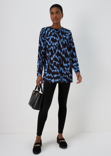 Blue Jacquard Tunic