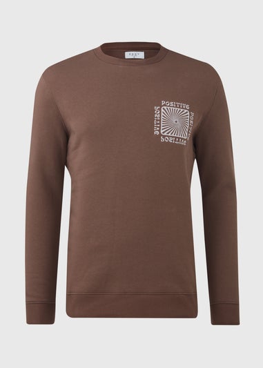Brown Positive Sweatshirt