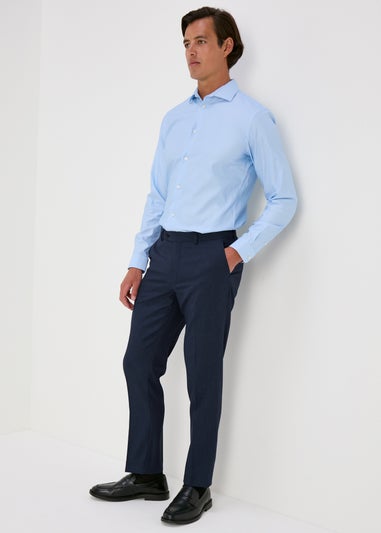 Taylor & Wright Blue Lennon Slim Fit Trousers
