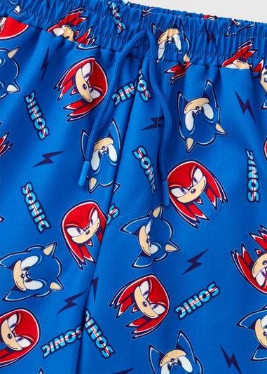 Sonic Boys Blue Swim Shorts (2-11yrs)