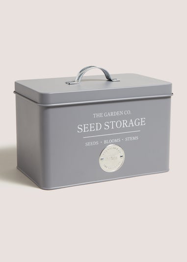 The Garden Co Grey Seed Box (25×15×16cm)
