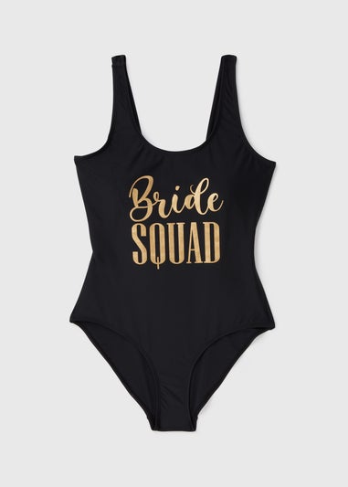Papaya Black Bridesmaid Swimsuit
