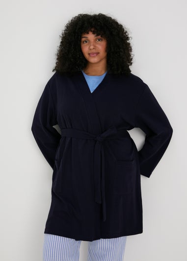 Navy Waffle Night Gown