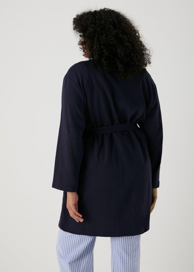 Navy Waffle Night Gown