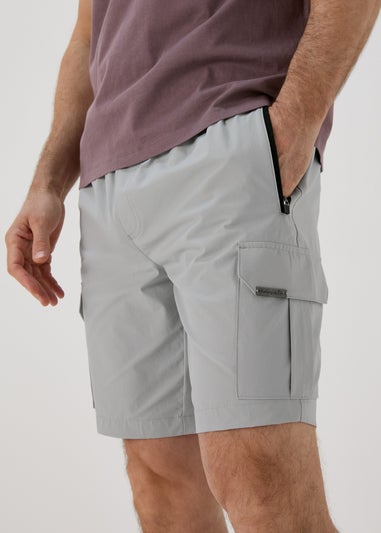 Light Grey Cargo Shorts