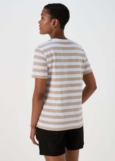 Beige Stripe T-Shirt