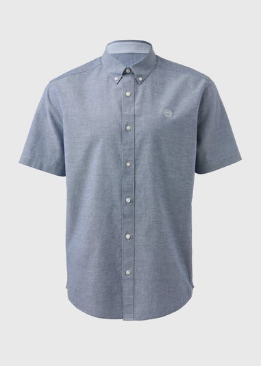 Blue Crossdye Oxford Shirt