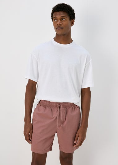 Pink Drawcord Chino Shorts