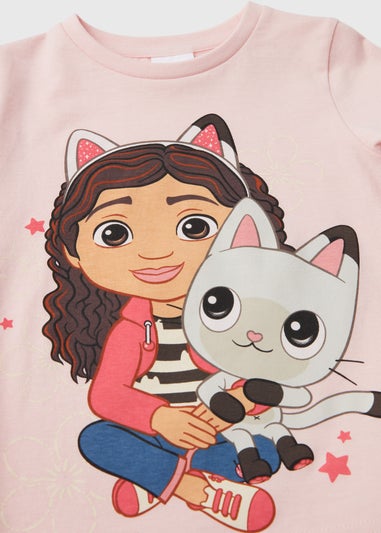 Girls Pink Gabby's Doll House T-Shirt (18mths-6yrs)