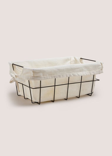 Black Wired Storage Basket