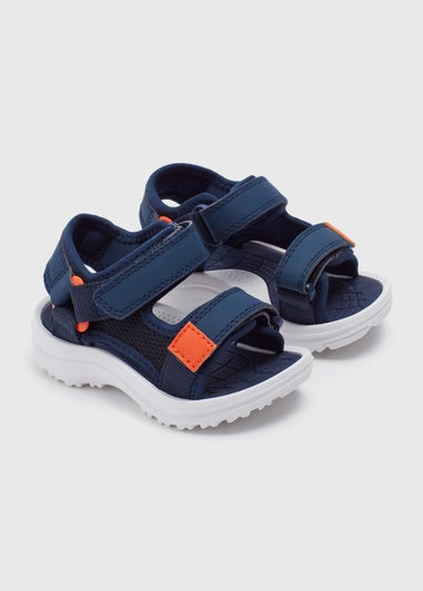 Boys Navy Trekking Sandals (Younger 4-12)