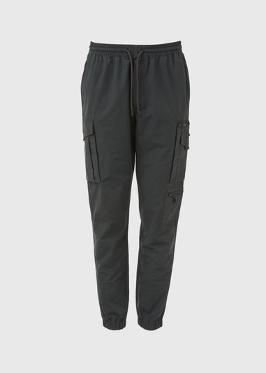 Teal Multipocket Cargo Trousers