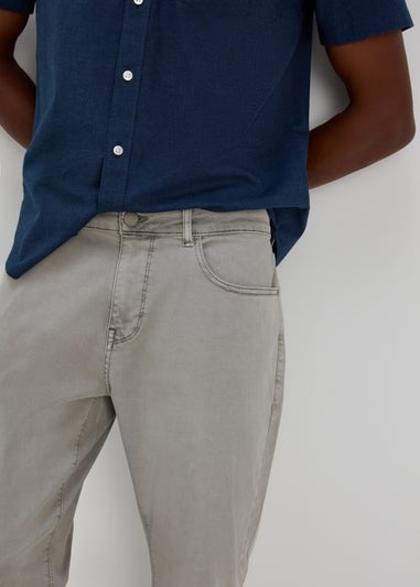 Grey Garment Dye Trousers