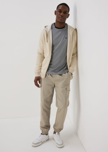 Sage Textured Cargo Trousers