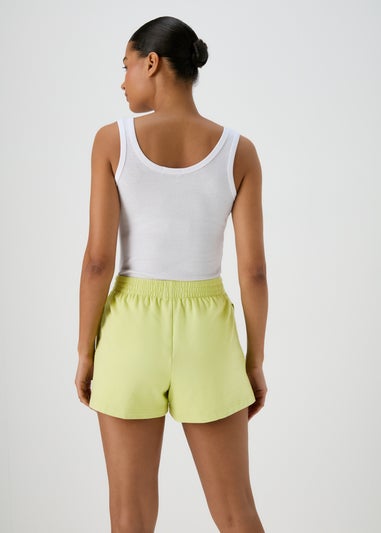 Lime Basic Shorts
