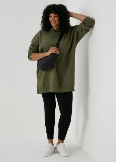 Khaki Longline Hoodie
