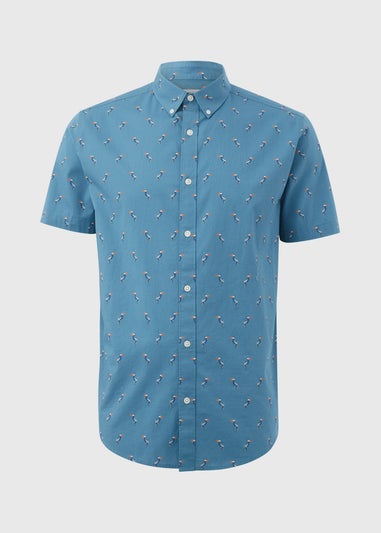 Blue Toucan Short Sleeve Shirt