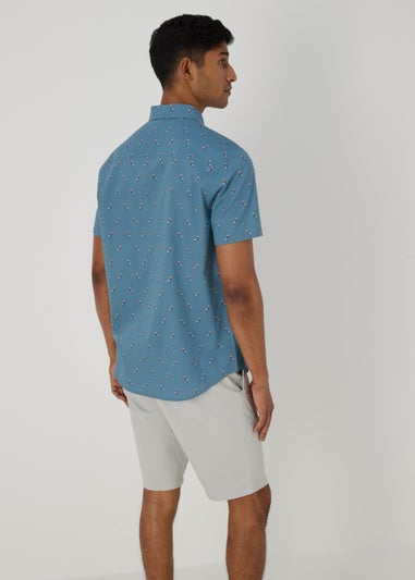 Blue Toucan Short Sleeve Shirt