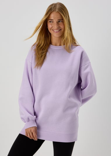 Lilac Longline Sweatshirt