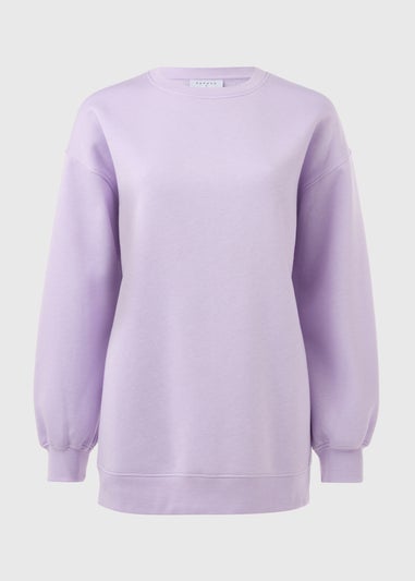 Lilac Longline Sweatshirt