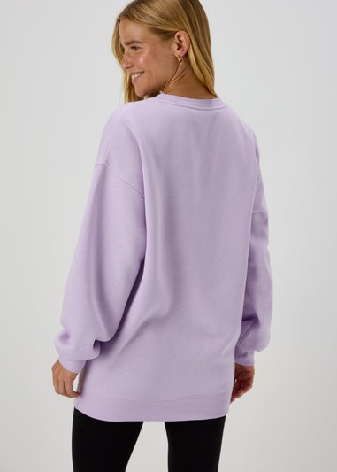 Lilac Longline Sweatshirt