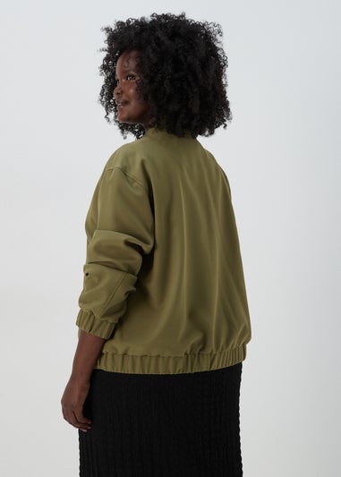 Khaki Soft Bomber