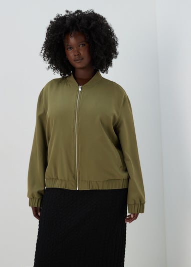 Khaki Soft Bomber