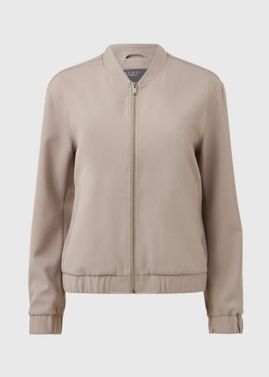 Taupe Soft Bomber