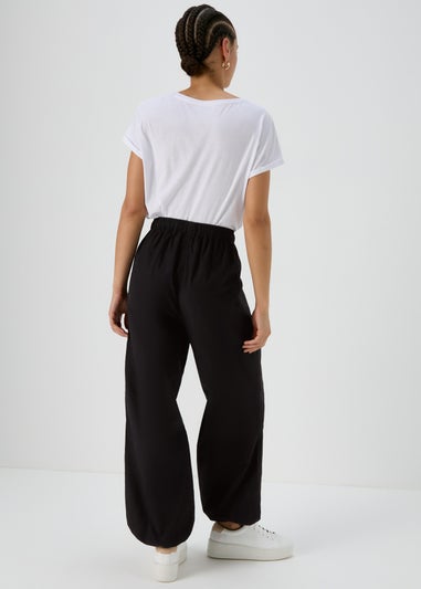 Black Parachute Trousers