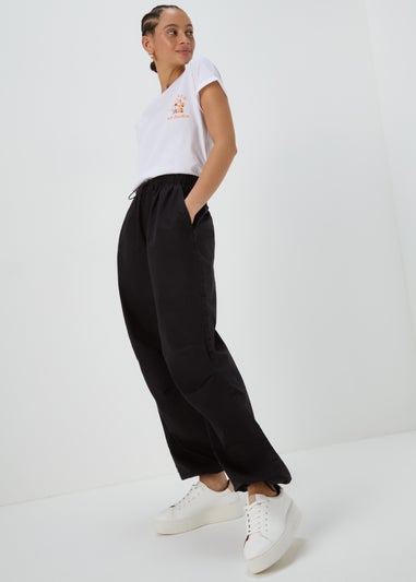 Black Parachute Trousers