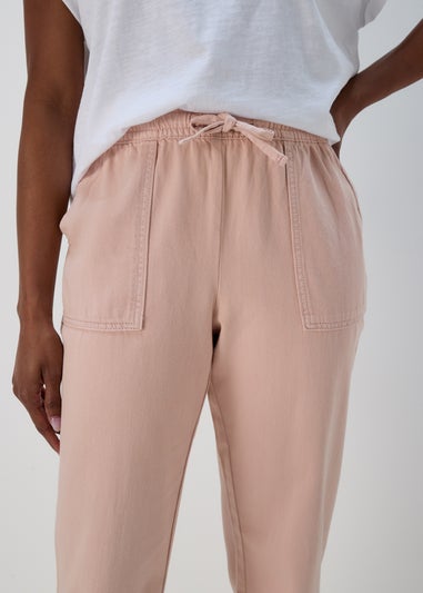 Pink Utility Joggers
