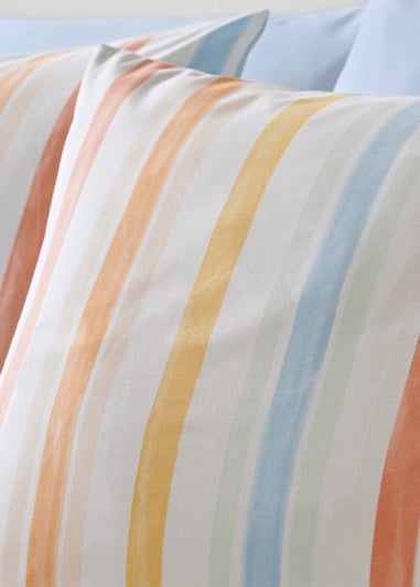 Multicoloured Ice-Cream Print Reversible Duvet Set