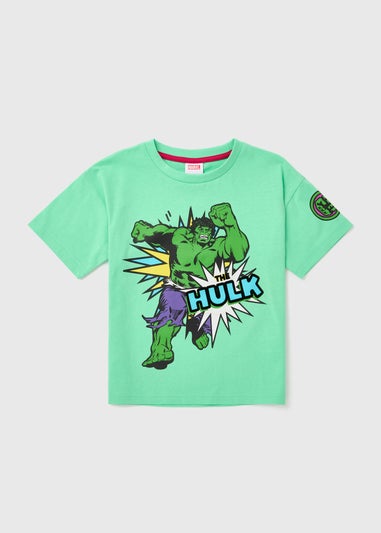 Marvel Boys Green Hulk T-Shirt (1-9yrs)
