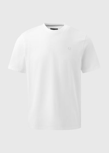 Lincoln White Solid Colour T-Shirt