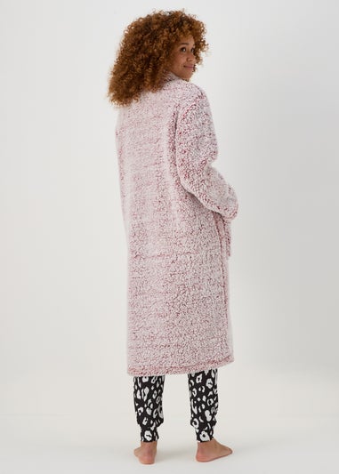 Pink Zip Up Dressing Gown