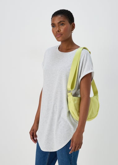 Lime Nylon Moon Bag