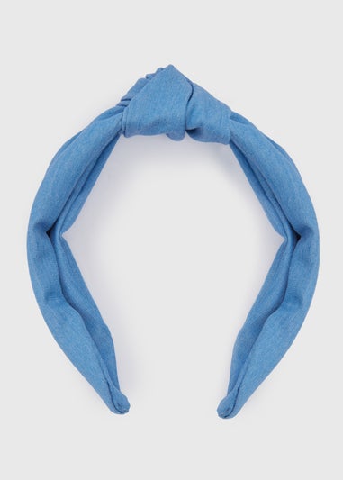 Blue Denim Headband