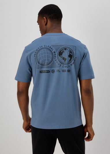 US Athletic Blue Graphic T-Shirt