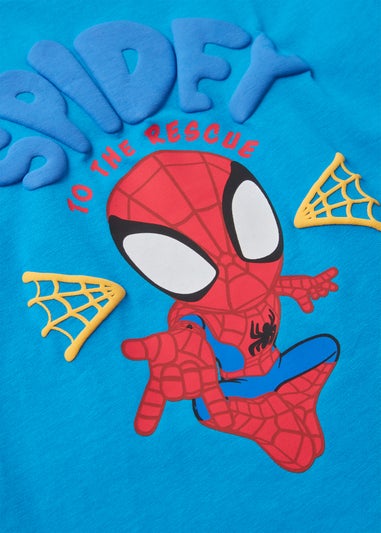 Marvel Boys Blue Spidey Rescue T-Shirt (9mths-6yrs)