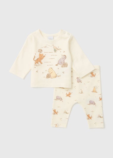 Baby Winnie The Pooh Cream Top & Leggings Set (Newborn-23mths)
