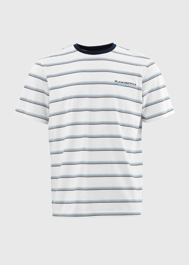 Ecru Pacifica Stripe T-Shirt