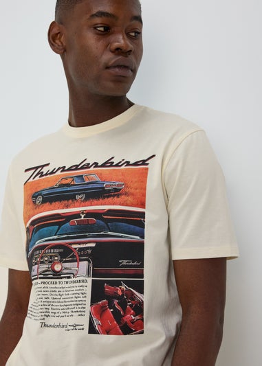 Ecru Thunderbirds Cotton T-Shirt