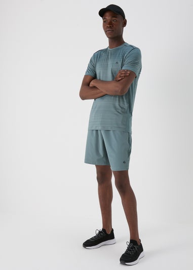 Souluxe Sage Space Dye Cut & Sew Shorts